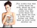 Karina Pasian - The Love We Got Lyrics