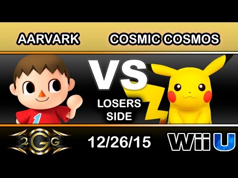 2GGlory 4 - SoL | Aarvark (Villager) Vs. Cosmic Cosmos (Pikachu) Losers Side - Smash Wii U