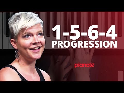 The 1-5-6-4 Chord Progression (Piano Lesson)
