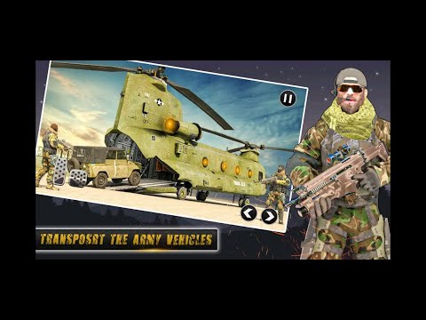US Army Vehicle Transporter Truck: Military game - Cargo Army Truck 3D Android Game Play 2021