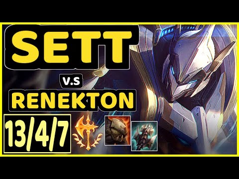 IMPACT (SETT) vs RENEKTON - 13/4/7 KDA TOP CHALLENGER GAMEPLAY - NA