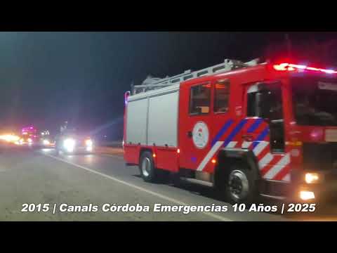 Compilación de los 10 Años de Canals Córdoba Emergencias 2015 | 2025 🚨 🚒 🚑 🚔 (Al revés)