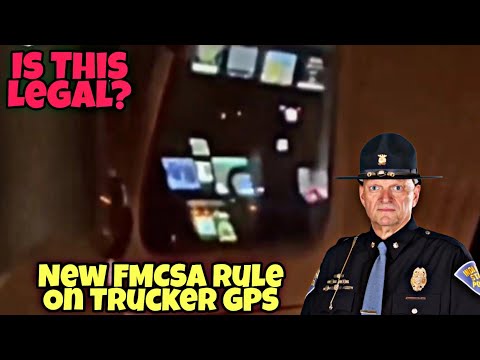 New FMCSA Law For Truckers With GPS In Semi Trucks! I Had No Idea I Was Illegal 🤯