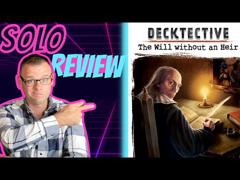 Decktective Board Game Review | The Will Without an Heir