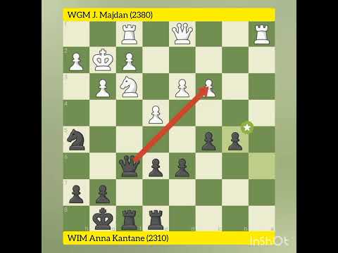 WGM J. Majdan vs WIM Anna Kantane in 2016 | Chess Archieve #checkmate