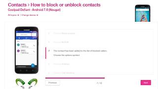 ☑️ Coolpad Defiant Block and Unblock Contacts