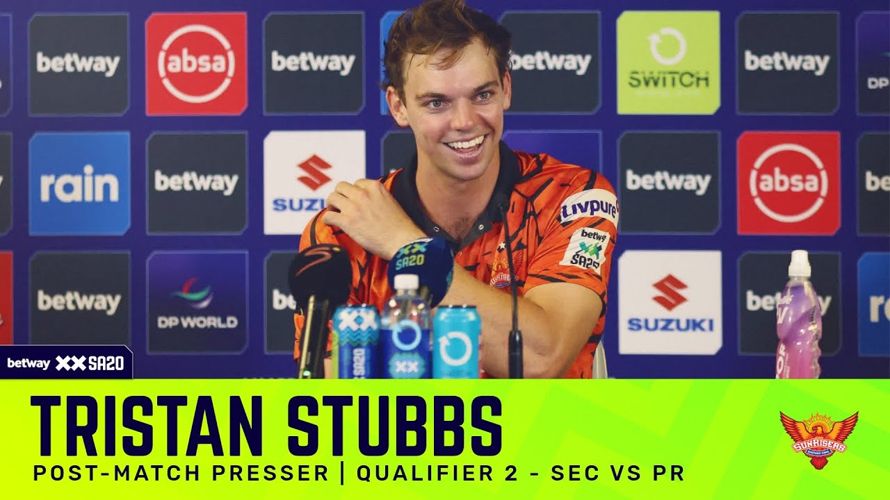 Tristan Stubbs, Sunrisers Eastern Cape | SECvPR Qualifier 2 Post-match presser