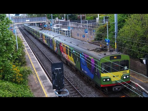 Irish Rail 8100 class Dart train 8115 - Dalkey Station, Dublin.
