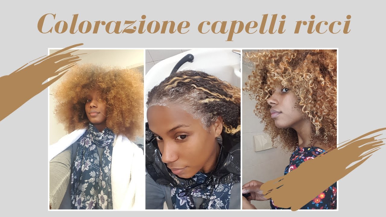 Colorazione capelli ricci