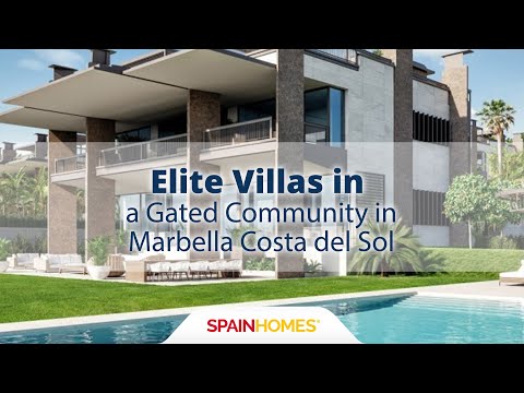 Elite Villas in a Gated Community in Marbella Costa del Sol | Spain Homes ®