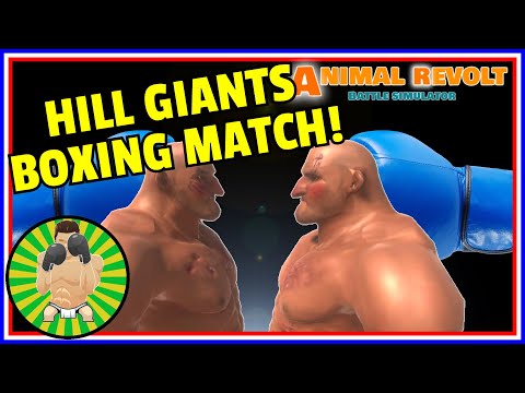 HILL GIANTS BOXING MATCH in the Sky High Arena! | Animal Revolt Battle Simulator