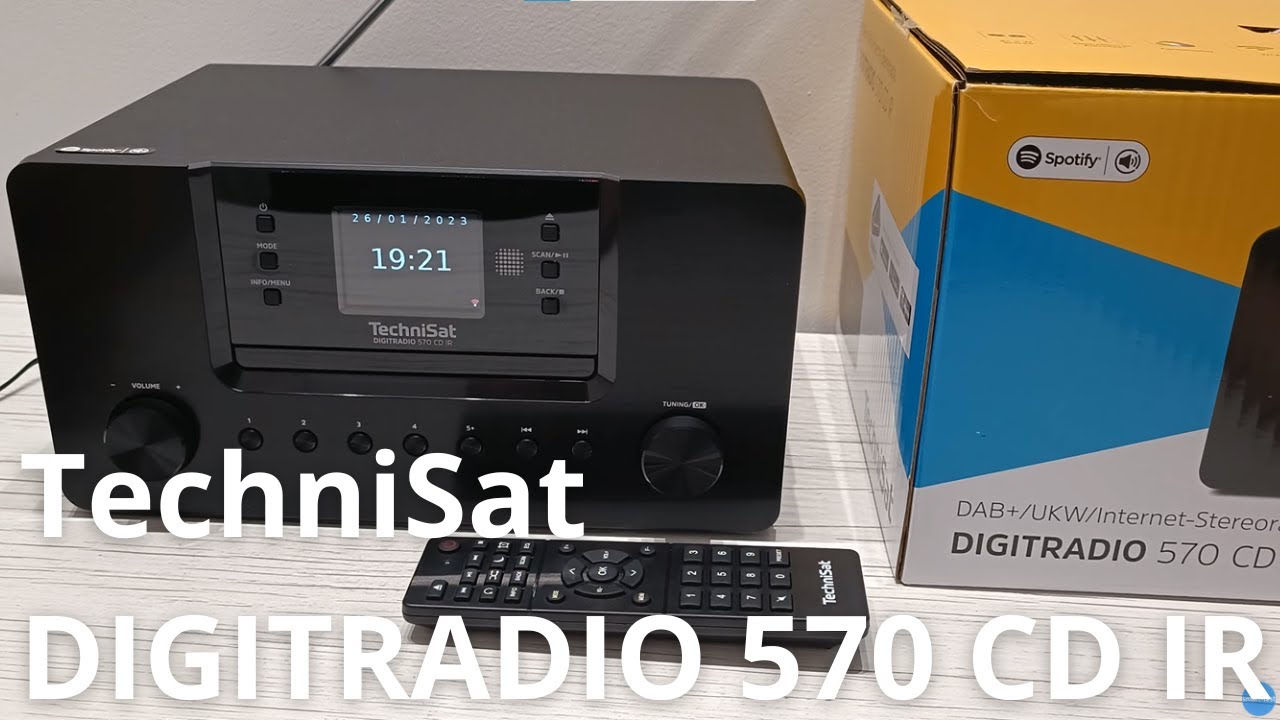 TechniSat DIGITRADIO 570 CD IR - radio FM, DAB+, radio internetowe, CD, Bluetooth, AUX, USB recenzja