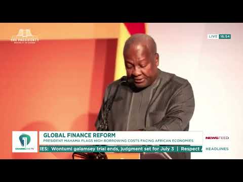 Prez Mahama Calls for Urgent Overhaul of Global Financial System at Africa Debate