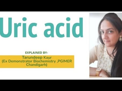 Uric acid(PartI)#nucleotide chemistry #purinemetabolism #tarundeepkaurbiochemist #tbbc#gout