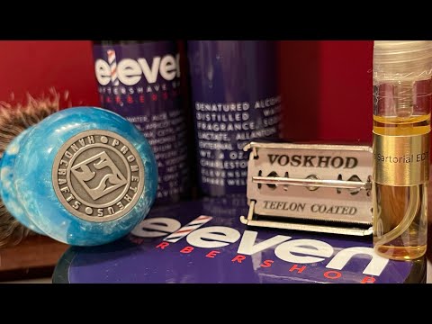 Wetshaving: Gillette Super Speed and the Most Beautiful Barbershop in Existence…Eleven shaving👌👌👌