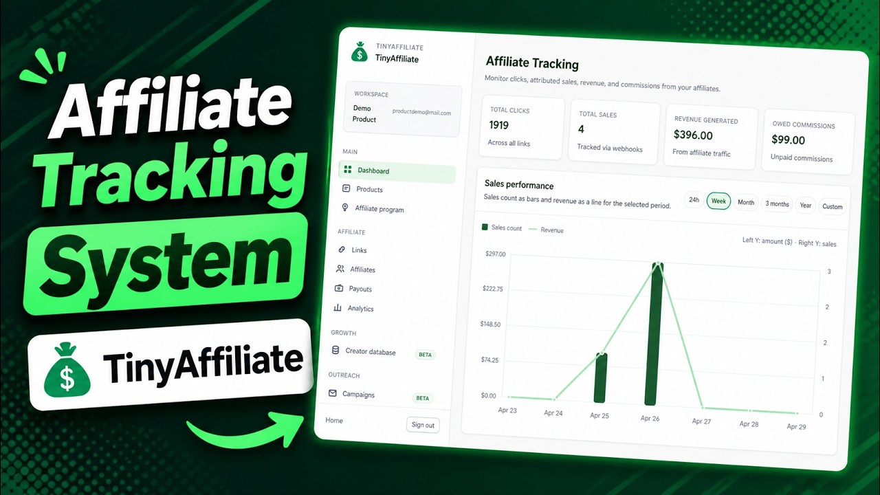 TinyAffiliate video preview