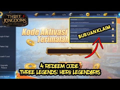 REDEEM CODE TERBARU GAME THREE KINGDOMS HERO LEGENDARIS YANG BISA KALIAN KLAIM