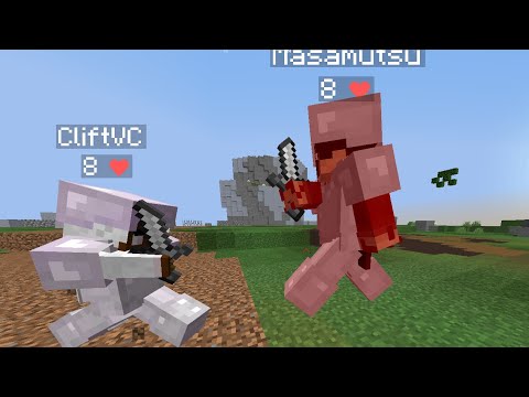 Stabbing a Black Star (lvl 250+) in Minecraft