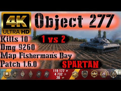 World of Tanks Object 277 Replay - 10 Kills 9.2K DMG(Patch 1.6.0)