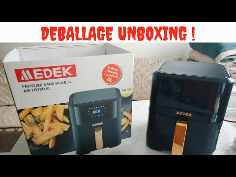 MEDEK 6L OIL-FREE AIR FRYER FROM CARREFOUR Unboxing #carrefour #airfryer