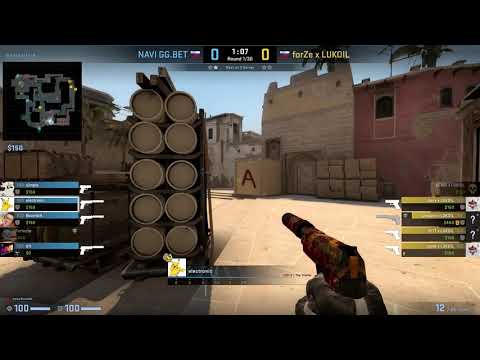 CS:GO POV Demo Na'Vi electronic (21/8) vs forZe (de_mirage)