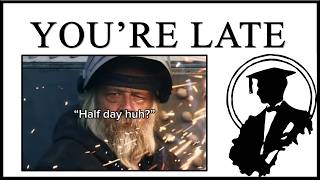 When You're 2 Minutes Late For Work