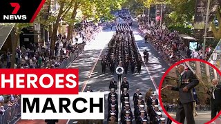 Thousands come together to honour Anzac heroes | 7 News Australia