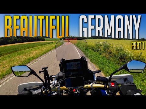 MotoVlog - Beautiful Germany -  Ep.1 -  The Road Towards the 12th Century Bebenhausen Abbey & Palace