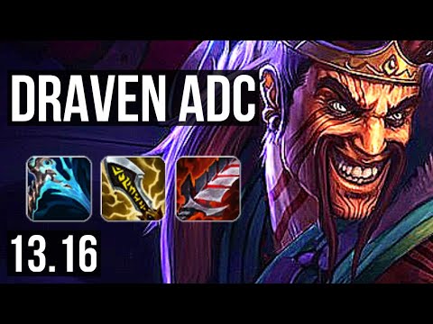 DRAVEN & Rakan vs EZREAL & Galio (ADC) | Penta, Legendary, 900K mastery | EUW Master | 13.16