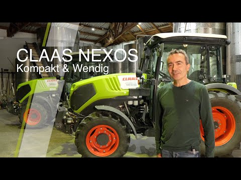 Kompakte Helfer im Weingarten: CLAAS NEXOS 250 F & 240 bei Georg Lunzer 🍇
