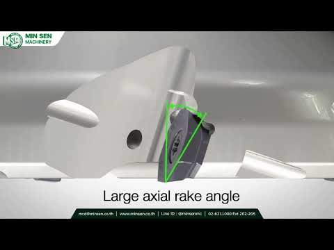 TungEight-Mill - Face milling cutter with 8-edged inserts for low cutting force - จำหน่ายโดย MIN SEN
