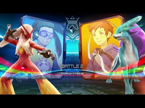 Pokken Tournament DX:  LwD (Blaziken) vs Burnside (Suicune)