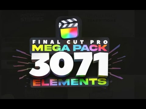 3071+ Elements Mega Pack Bundle For FCPX | Gift For FCPX Users | Easy to Install
