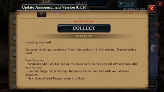 Good News - stronghold level 45 currently not coming - King of Avalon KOA