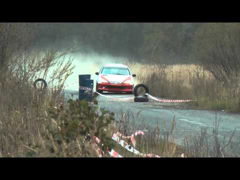 Michał Loręcik - Peugeot 206 - Rallysprint Wiśniowa 23.10.2011 [HD]