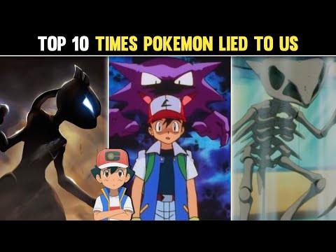 Top 10 Times Pokemon Lied To us | Weird Pokemon Facts | Hindi |