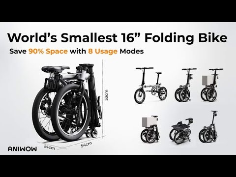 Kickstarter: Aniwow, 16inch Folding Bike with 8 Usage Modes