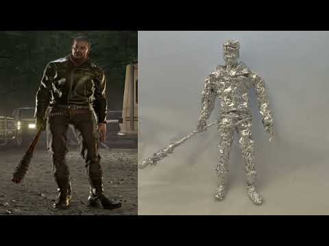 Negan - Aluminum Foil Sculpture