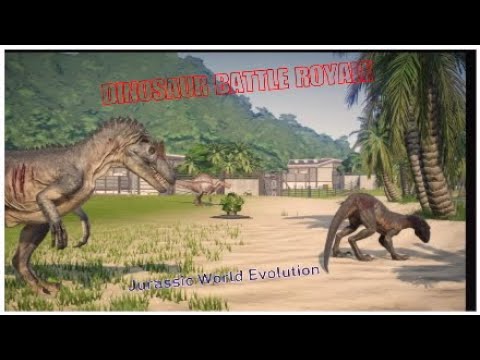DINOSAUR BATTLE ROYALE!!!! Jurassic World Evolution
