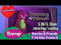 Barney Friends TV2 Kids Promo 2 2001