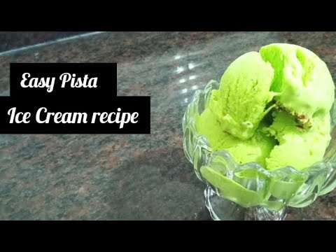 Pista Ice Cream recipe| in cook with Nasim|