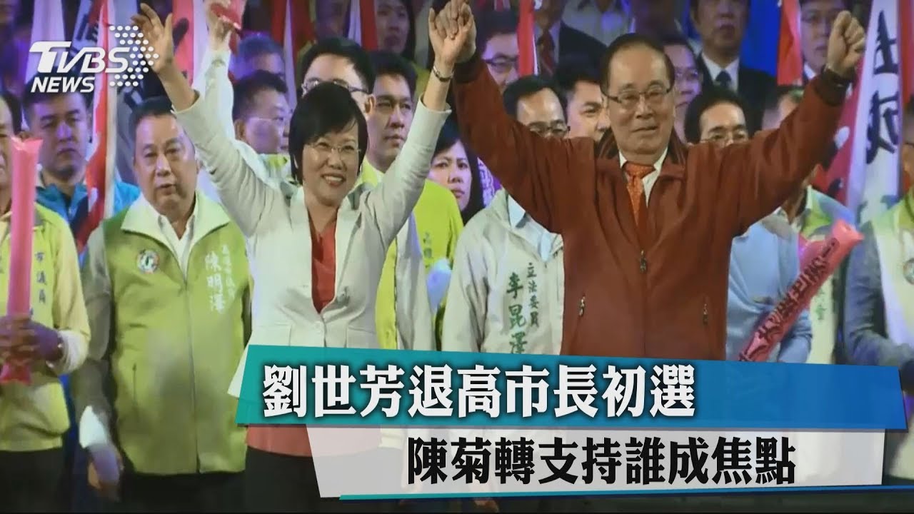 劉世芳不捨陳菊遭攻擊 不參加高市長初選