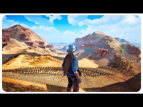 Humanity ARMY in the Gorge vs 1,500,000 ORCS & TROLLS - Ultimate Epic Battle Simulator 2 UEBS 2 (4K)