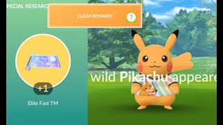 Hurry free Pikachu champion custome + elite TM for limited time only