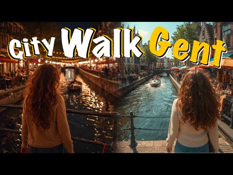 Walking Tour in Ghent, Belgium 🇧🇪 | 4K City Walk & Travel Guide