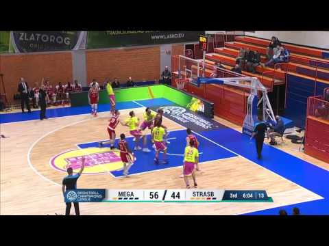 Highlights of Mega Leks in win over SIG Strasbourg  86:82 (11.01.2017.)