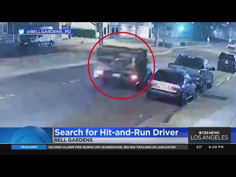 Bell Gardens Police Department releases video footage of hit-and-run