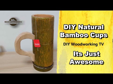 How to Make DIY Natural Bamboo Cups