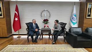 Başkan Büyükkilic Avusturya Ankara büyükelçisi Jueni ağırladı