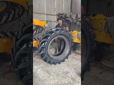How Tractor Tyre Are Remoulding and Makes New #shorts